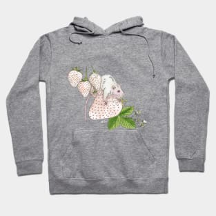 Albino Rats and Strawberries Hoodie